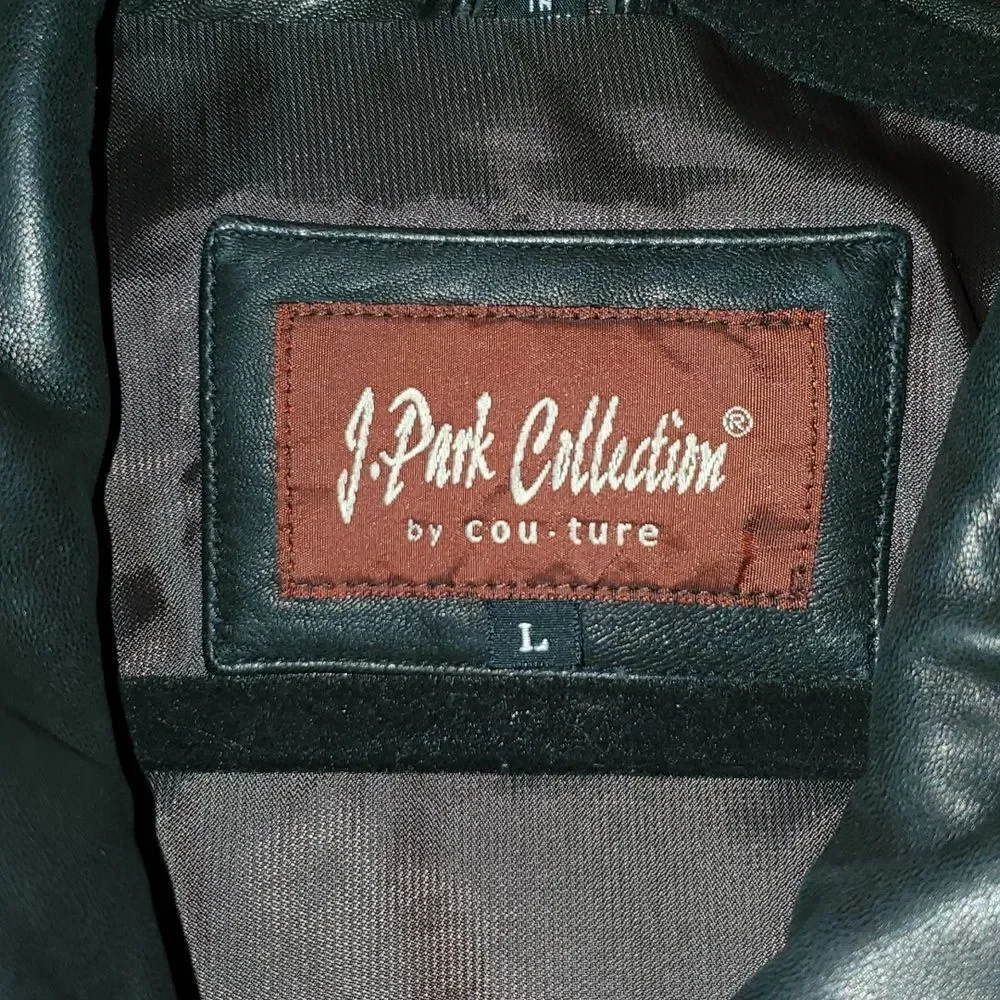 J.Park Collection Mens Leather Jacket! Size L Excellent Condition!
